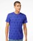 Men’s Star Print Crewneck T-Shirt for Casual, Street & Everyday Style Wear